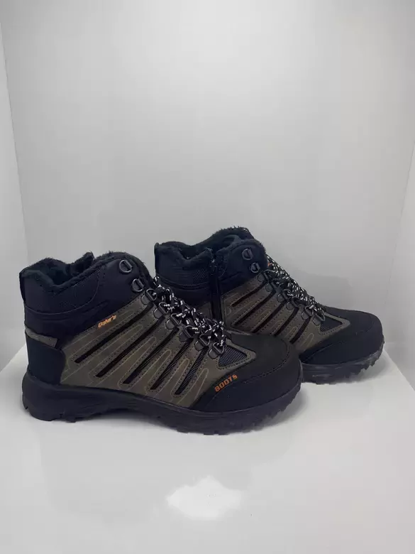 Erkek Bağcıklı Kaymaz Taban Fermuarlı Bot