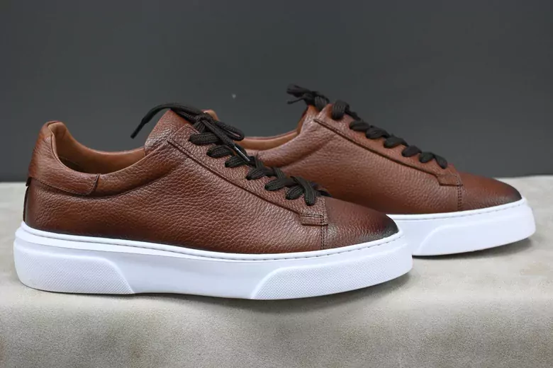 Erkek Deri Air Taban Spor