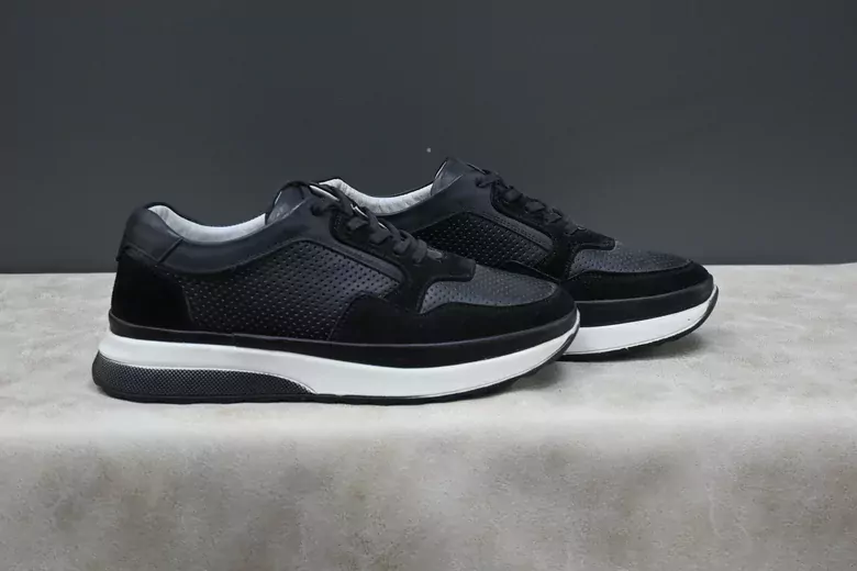 Erkek Nubuk Deri Bağcıklı Spor