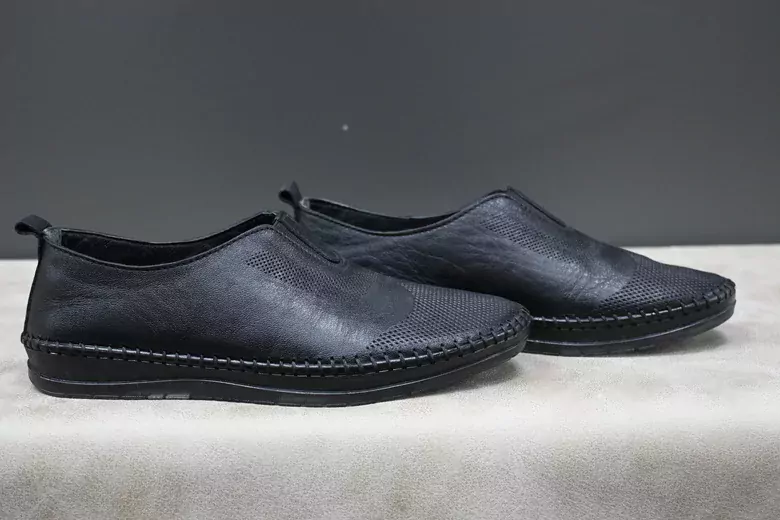 Kadın Deri Memory Foam Taban Babet