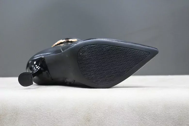 Kadın Deri Topuklu Kısa Çizme