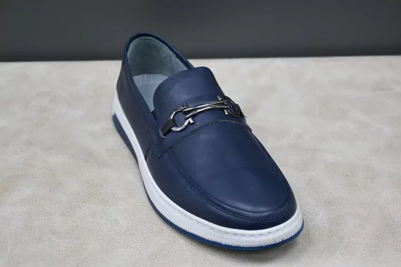 Erkek Deri Tokalı Kaymaz Taban Kundura