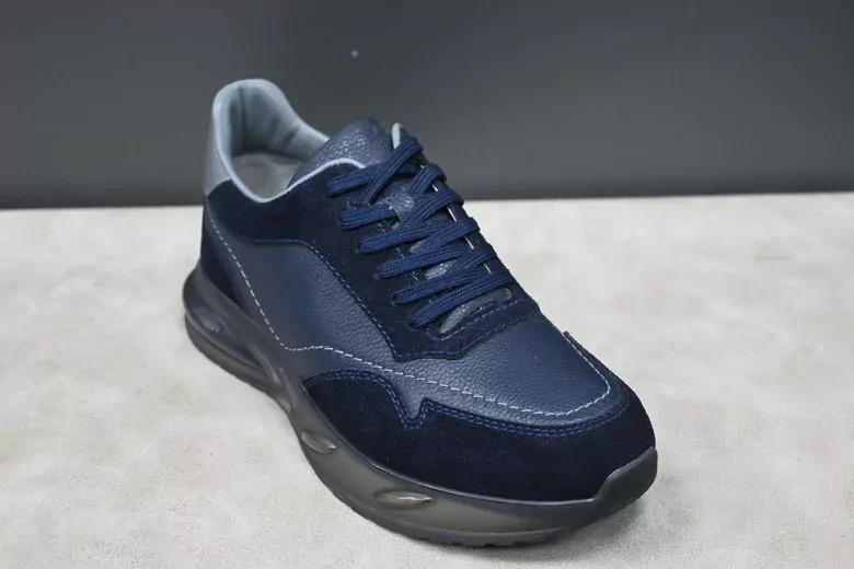 Erkek Deri Air Taban Bağcıklı Spor