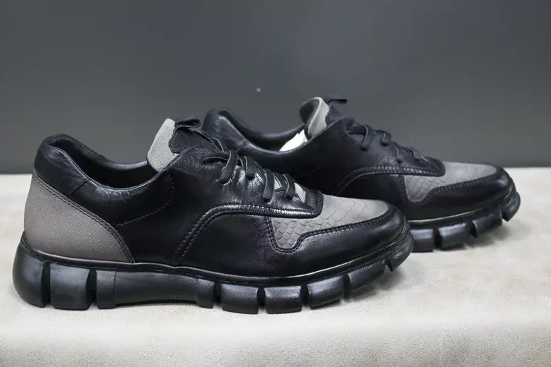 Erkek Deri Yüksek Taban Spor