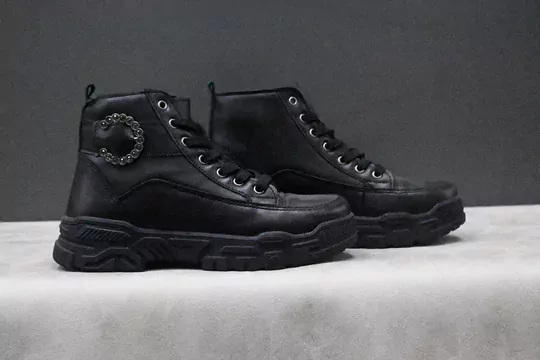 Kadın İçi Kürklü Bağcıklı Yarım Bot