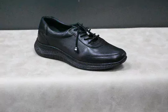 Kadın Deri Poli Taban Akıllı Bağcıklı Spor Ayakkabı