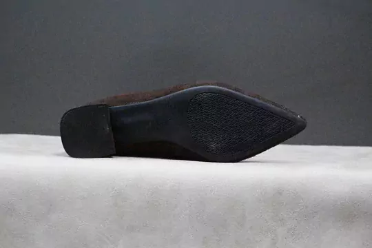 Kadın Süet Körüklü Kısa Topuklu Fermuarlı Çizme