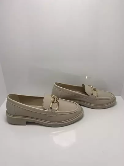 KADIN Düz Taban Tokalı Anne Kundura