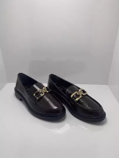 KADIN Düz Taban Tokalı Anne Kundura