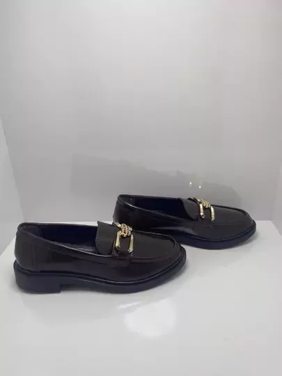 KADIN Düz Taban Tokalı Anne Kundura