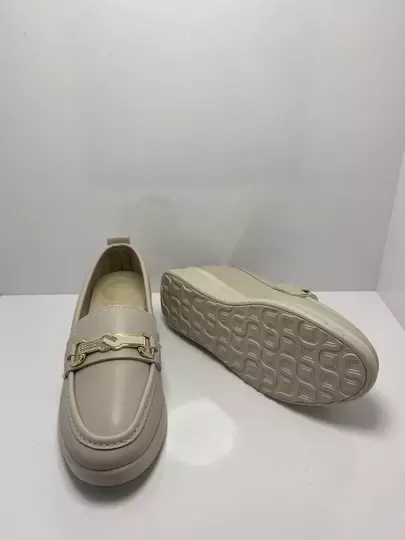 Kadın Tokalı Dolgulu Topuklu Ortapedik Kundura