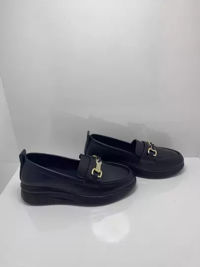 Kadın Tokalı Dolgulu Topuklu Ortapedik Kundura