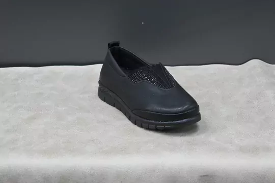 Kadın Lastik İnce Taş İşlemeli Anne Ayakkabı