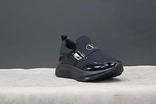 Kadın Rugan Streç Yüksek Taban Spor