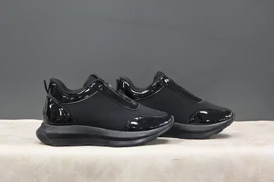 Kadın Rugan Streç Yüksek Taban Spor