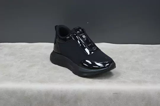 Kadın Rugan Streç Yüksek Taban Spor