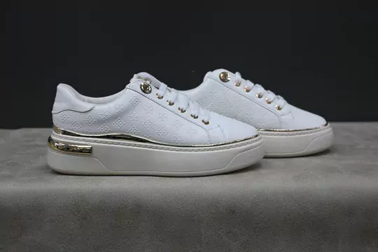 Kadın Kabartmalı Gold Detaylı Spor