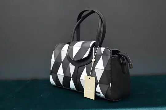 Kadın Çanta Ekose Siyah