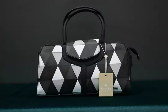 Kadın Çanta Ekose Siyah