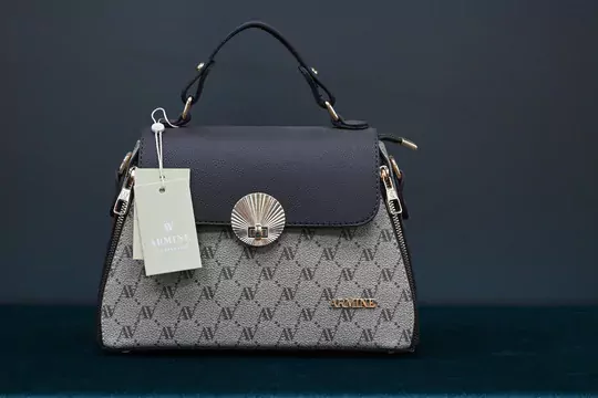 Kadın Krem Noktalı Çanta