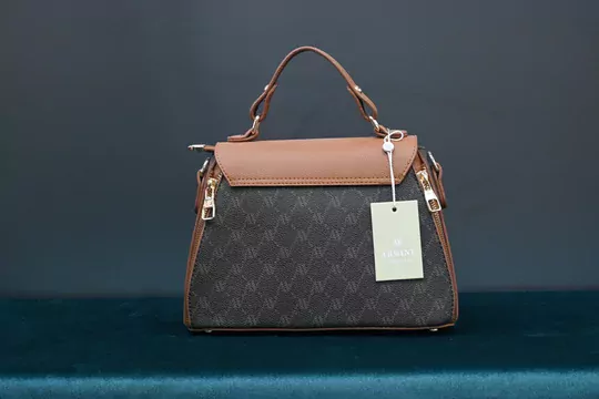 Kadın Kahve Noktalı Çanta