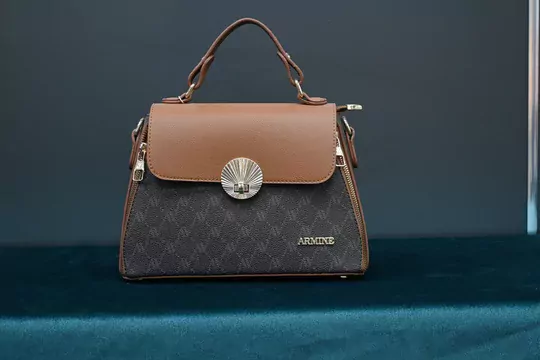 Kadın Kahve Noktalı Çanta