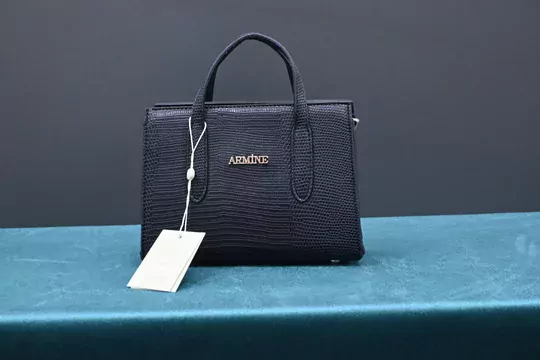 Kadın Siyah Croko Çanta