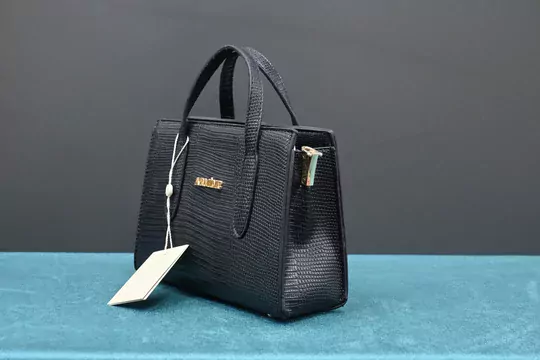 Kadın Siyah Croko Çanta
