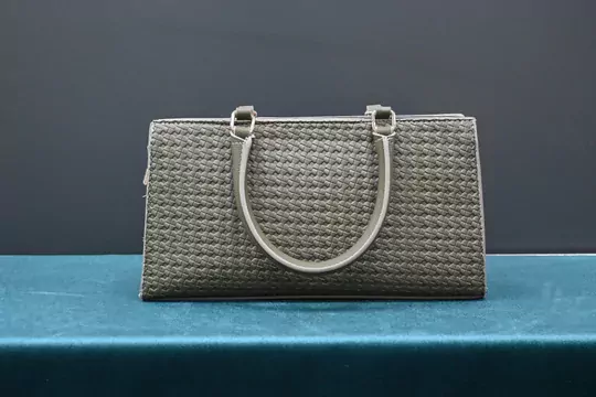 Kadın Haki Örgü Çanta