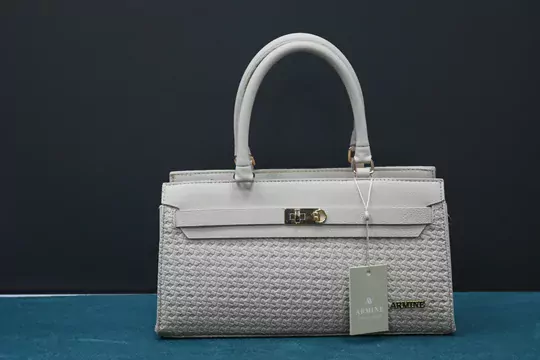 Kadın Krem Örgü Çanta