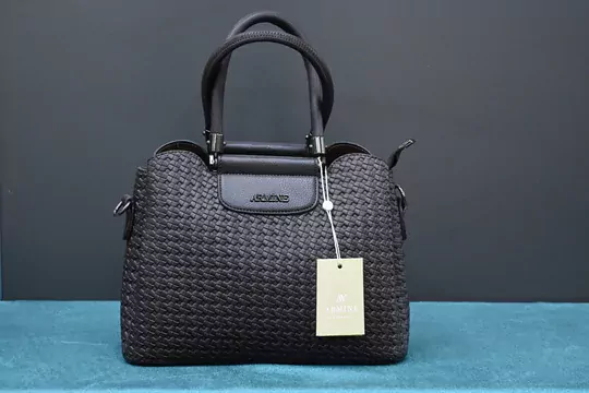 Kadın Siyah Örgü Çanta