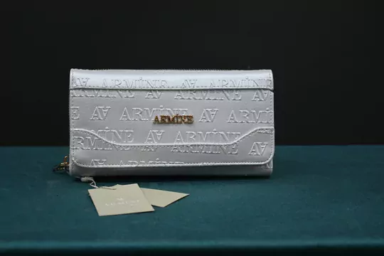 Kadın Beyaz Lazer Cüzdan