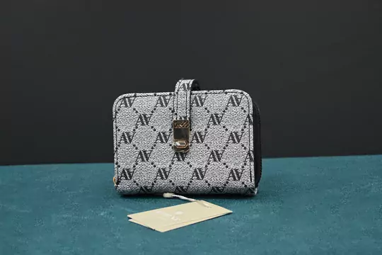 Kadın Gri Noktalı Cüzdan