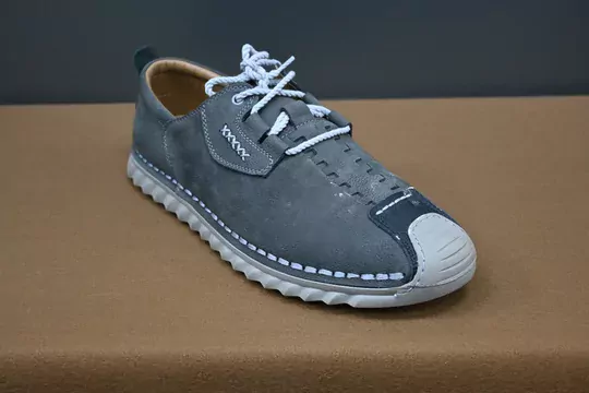 Erkek Nubuk Deri Kaymaz Taban Bağcıklı Ayakkabı