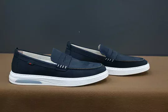 Erkek Nubuk Deri Kaymaz Taban Ayakkabı