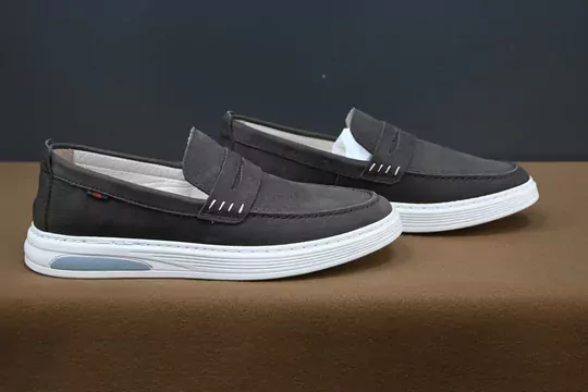 Erkek Nubuk Deri Kaymaz Taban Ayakkabı