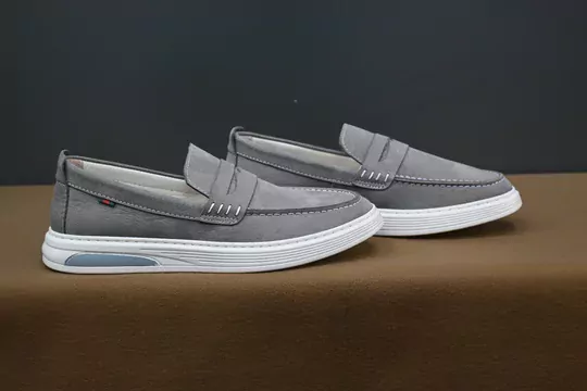 Erkek Nubuk Deri Kaymaz Taban Ayakkabı