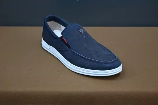 Erkek Lazerli Nubuk Deri Kaymaz Taban Ayakkabı