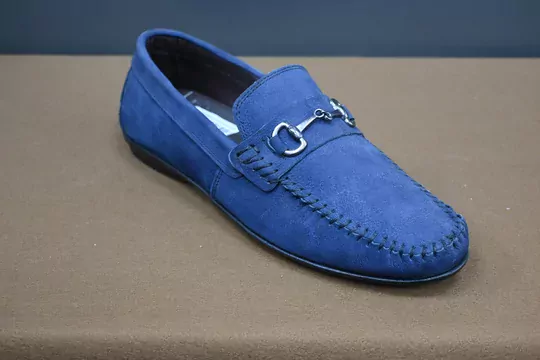 Erkek Nubuk Deri Zincirli Kaymaz Taban Ayakkabı