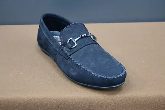 Erkek Nubuk Deri Zincirli Kaymaz Taban Ayakkabı