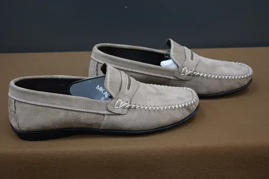 Erkek Nubuk Deri Kaymaz Taban Ayakkabı