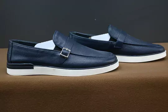 Erkek Deri Kemerli Kaymaz Taban Ayakkabı