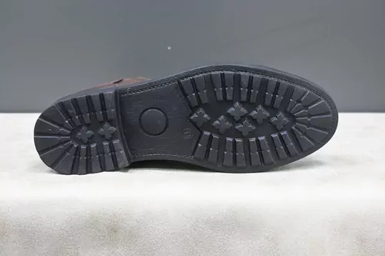 Erkek Deri Bağcıklı Kaymaz Taban Bot