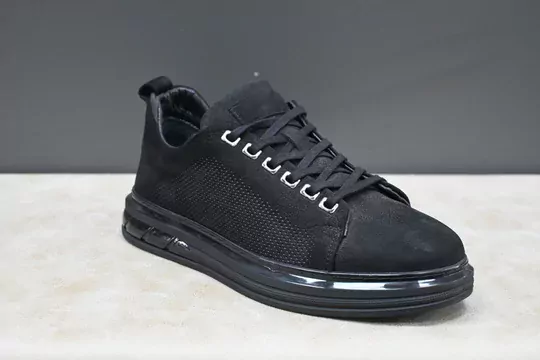 Erkek Nubuk Deri Kaymaz Taban Ayakkabı