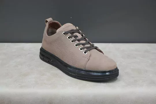 Erkek Nubuk Deri Kaymaz Taban Ayakkabı