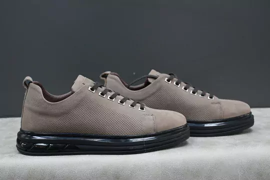 Erkek Nubuk Deri Kaymaz Taban Ayakkabı