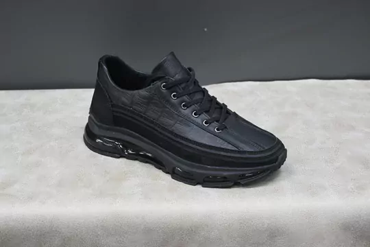 Erkek Bağcıklı Kaymaz Balon Taban Ayakkabı