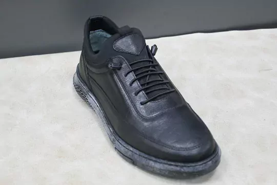 Erkek Deri Kaymaz Taban Lastik Bağcıklı Ayakkabı