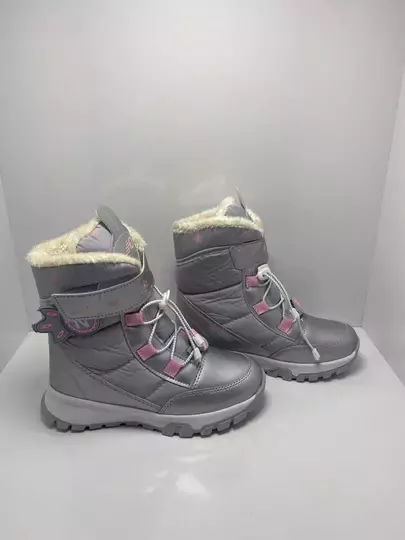 Çocuk Akıllı Bağcıklı Ve Cırtlı Kaymaz Taban İçi Kürklü Bot