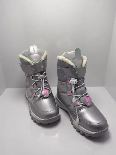 Çocuk Akıllı Bağcıklı Ve Cırtlı Kaymaz Taban İçi Kürklü Bot